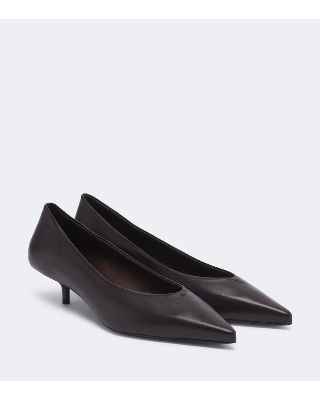 Max Mara Black Leather Pumps