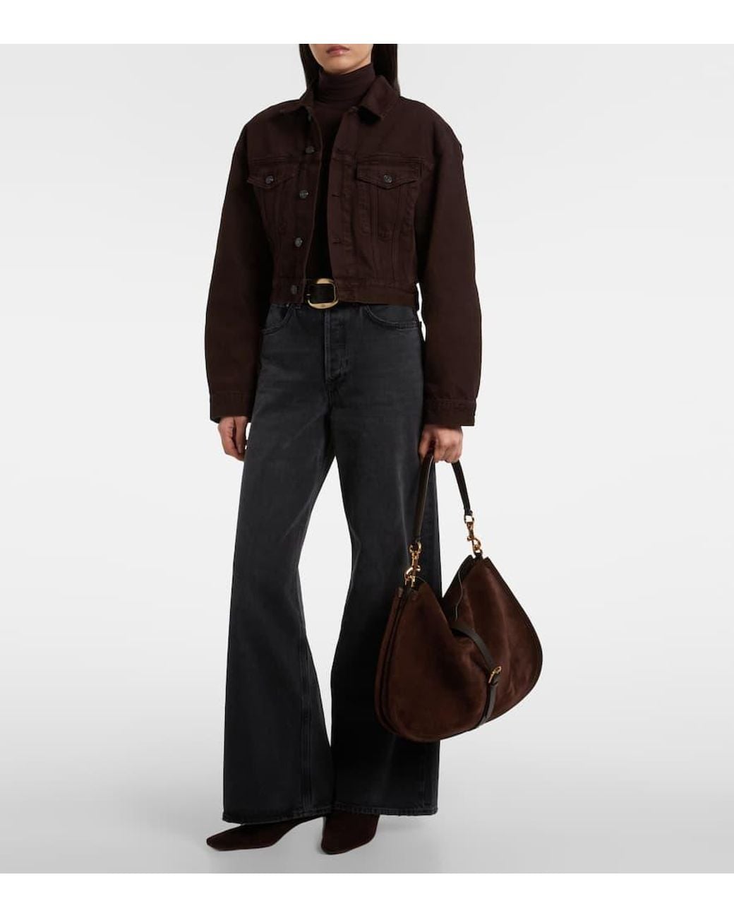 Agolde Brown Radley Denim Jacket