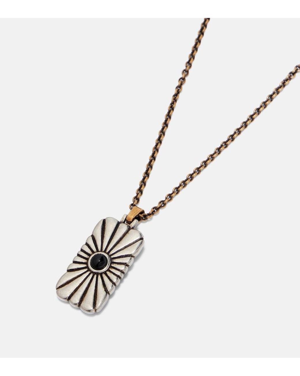 Versace Metallic Halskette Circle