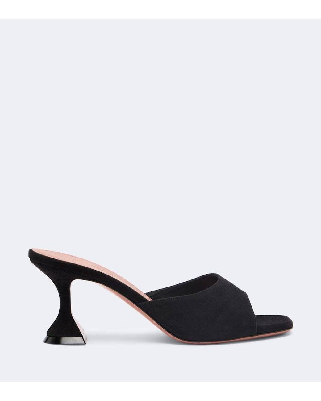 AMINA MUADDI Brown Lupita Suede Mules