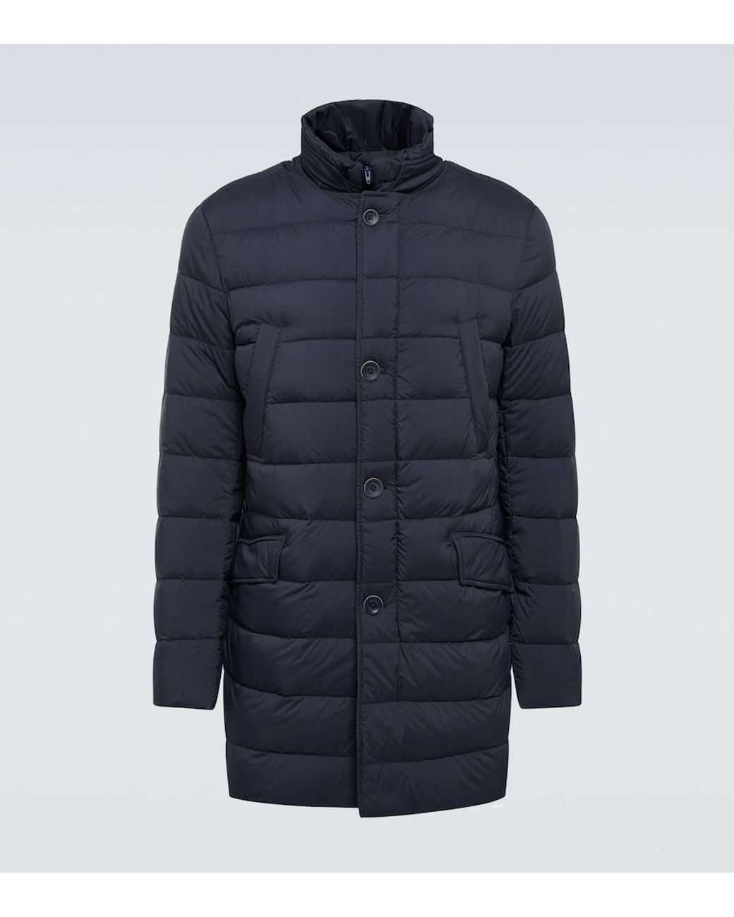Herno Blue Convertible Down Coat for men