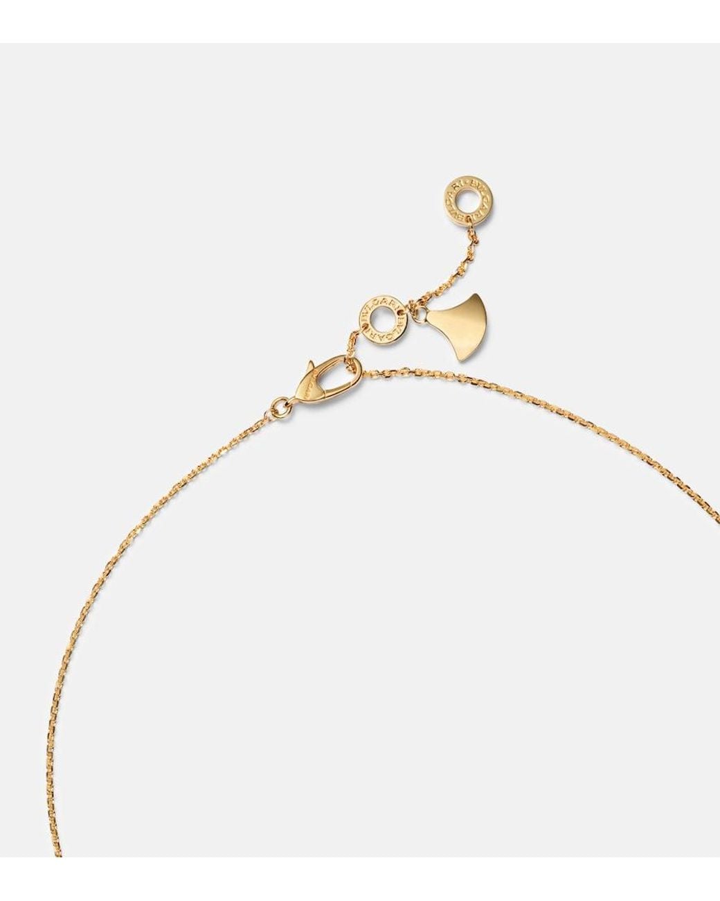 BVLGARI Metallic Divas' Dream 18Kt Pendant Necklace With Onyx And Diamonds