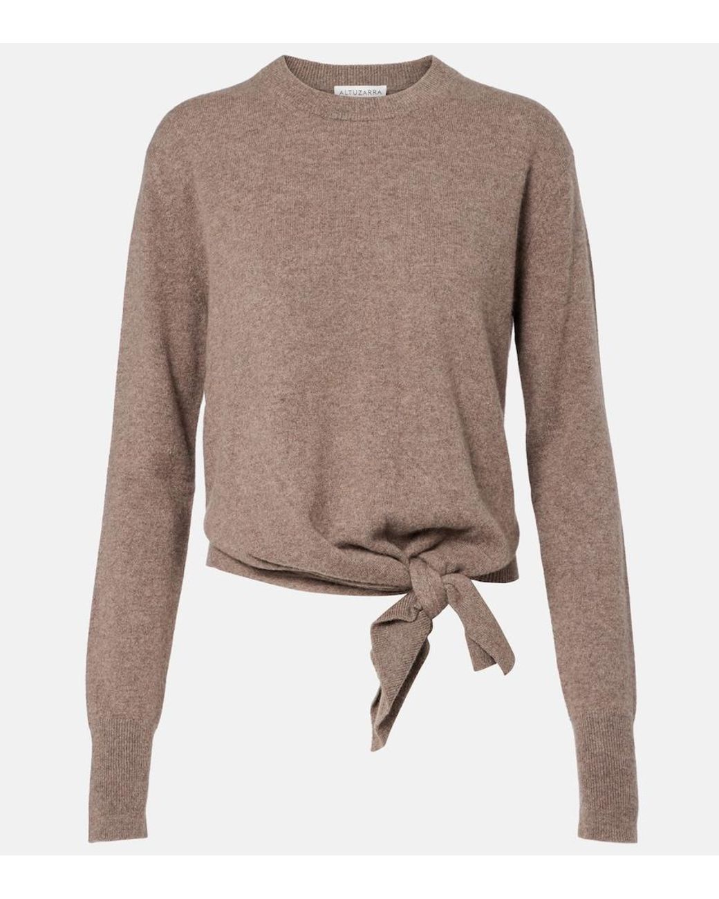 Altuzarra Brown Nalini Cashmere Sweater