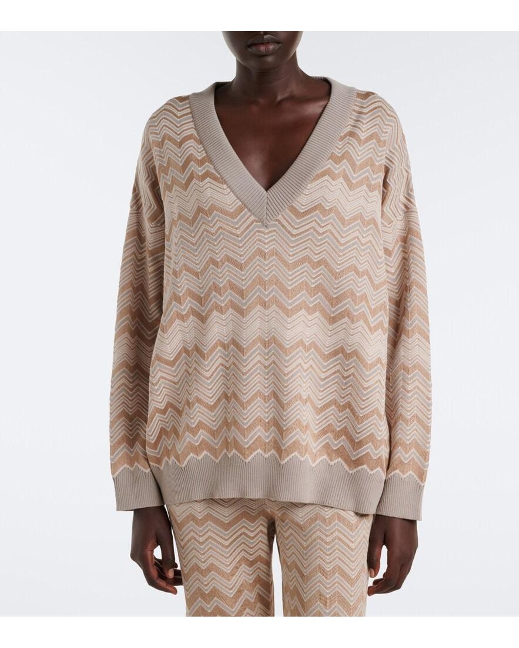 Missoni Natural Zigzag Sweater