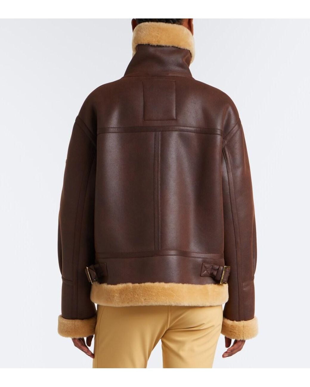 Goldbergh Brown Keisa Teddy-Trimmed Jacket
