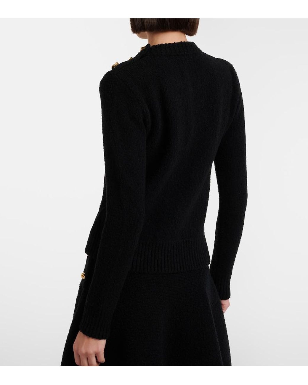 Bottega Veneta Black Round-Neck Knitwear
