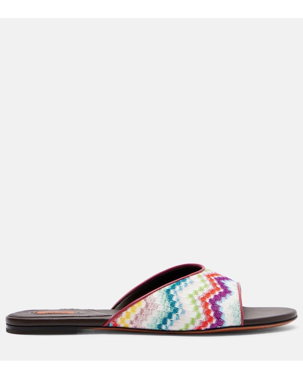 Missoni Multicolor Liza Zigzag Mules
