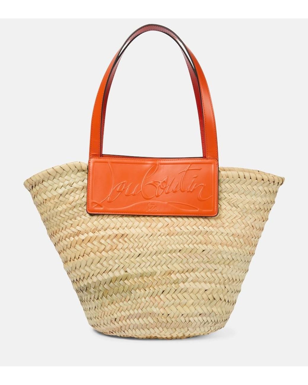 Christian Louboutin Natural Loubishore Woven Tote