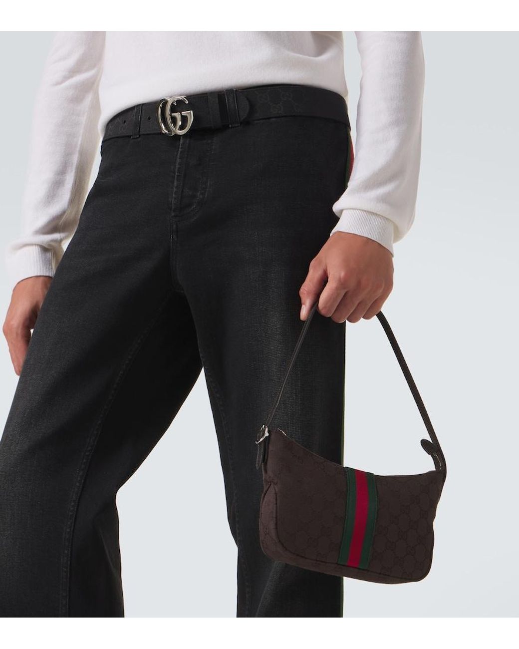 Gucci Multicolor Lunetta Small Gg Canvas Crossbody Bag for men