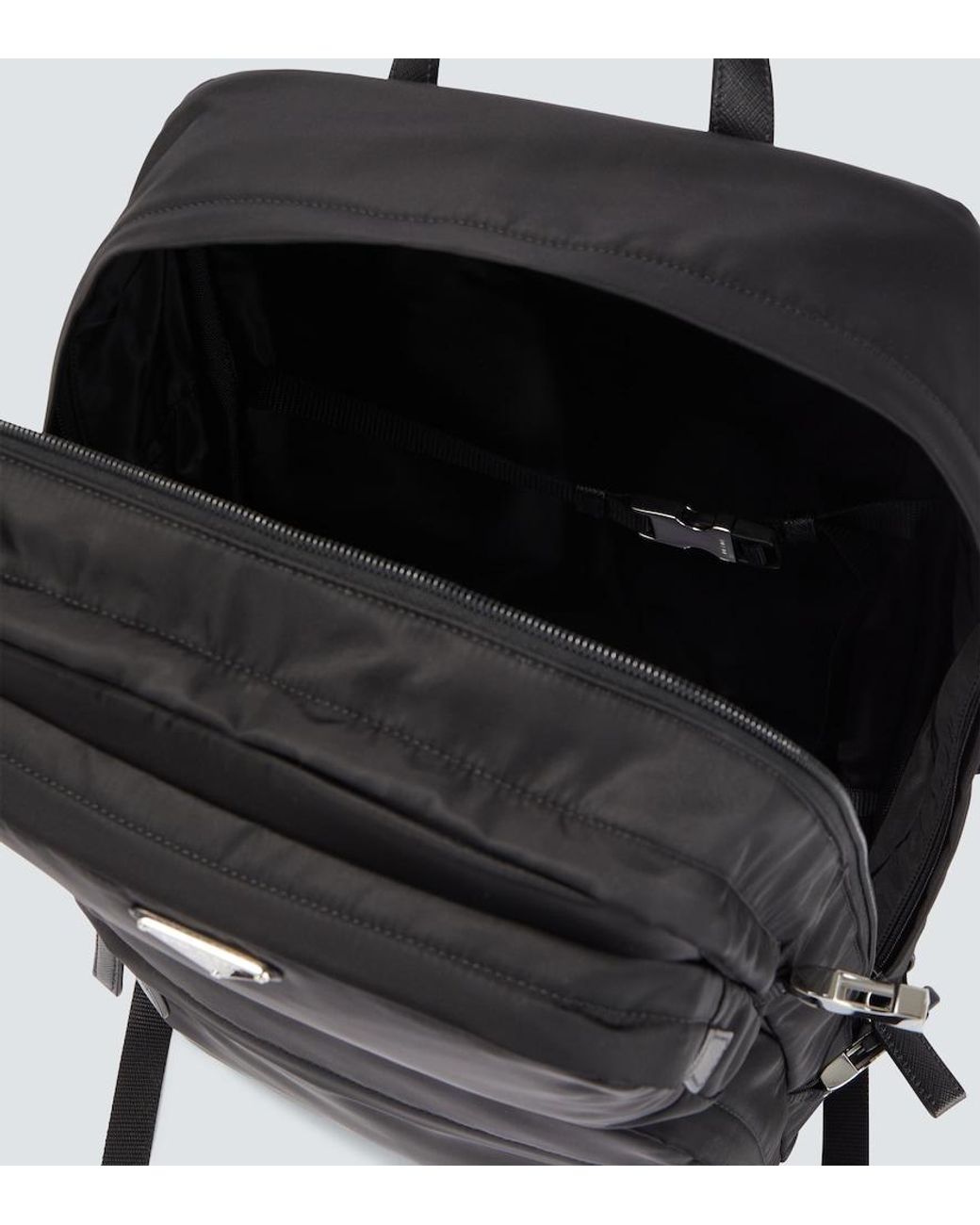 Prada Black Re-Nylon Backpack for men