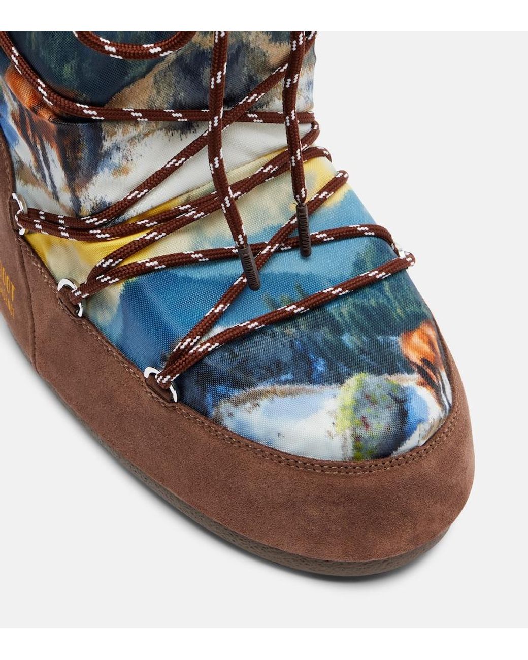 Moon Boot Brown Icon High Postcard Boots