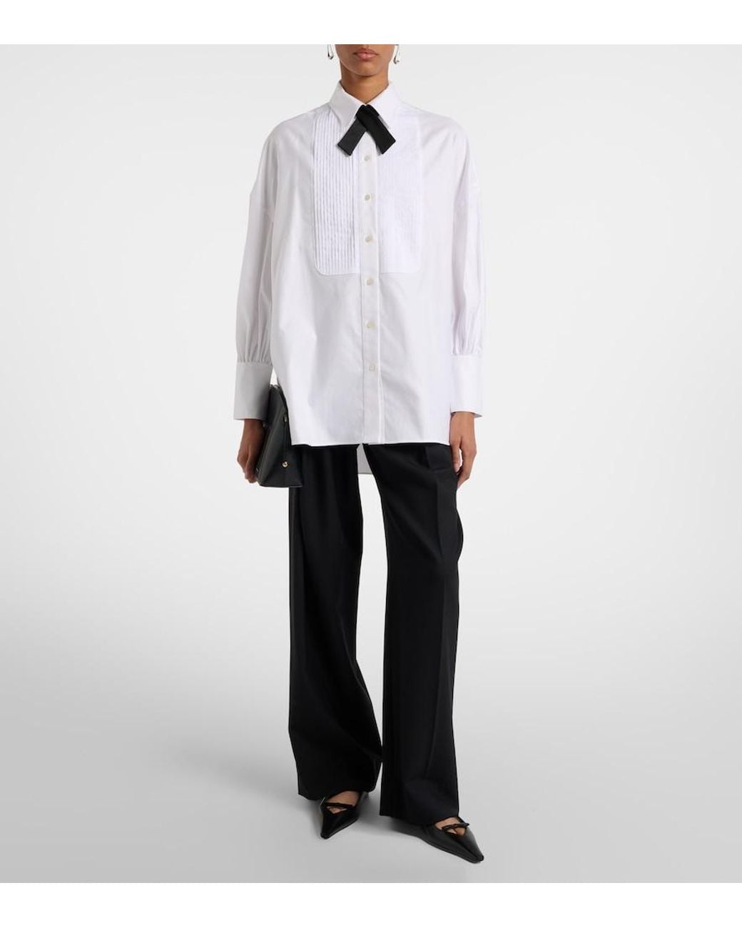 Joseph White Ferrus Cotton Shirt