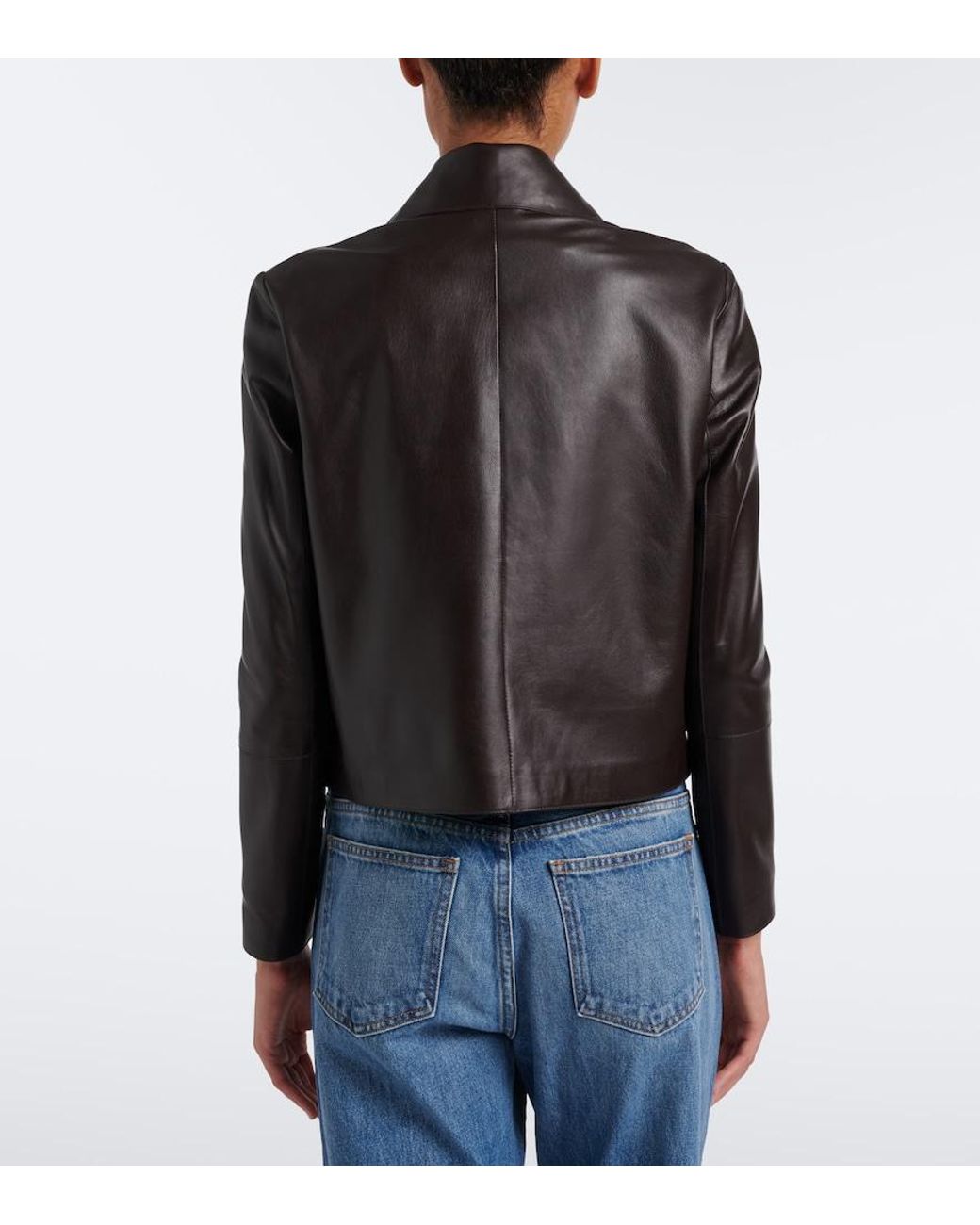 Arma Black Emy Leather Jacket