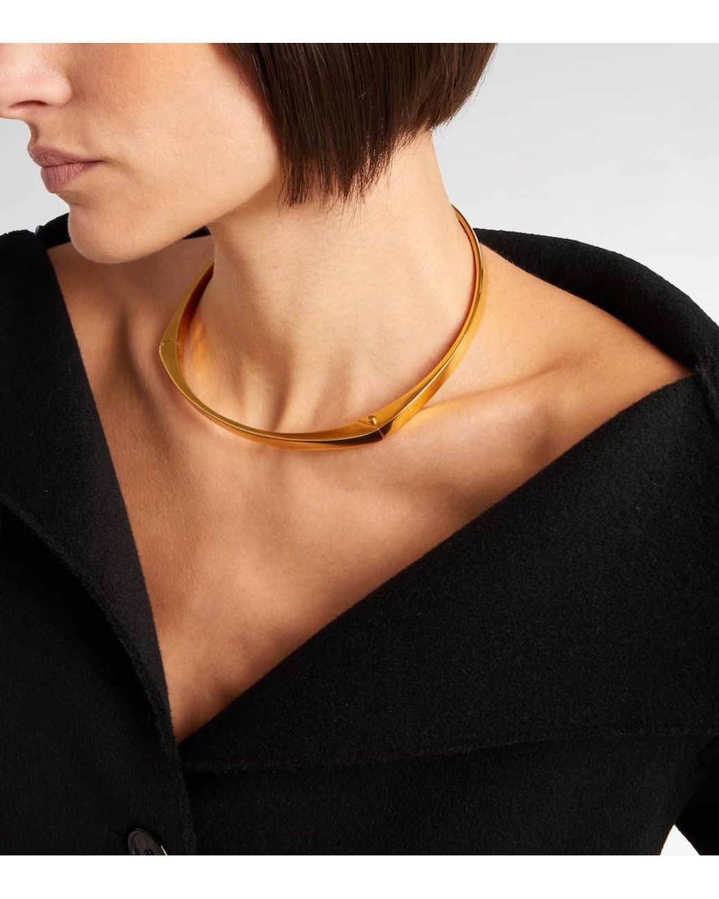 Totême Natural Signature 18Kt-Plated Necklace