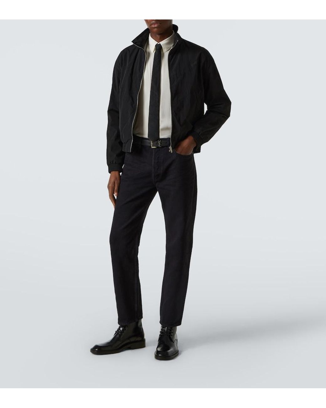Saint Laurent Black Straight Jeans for men