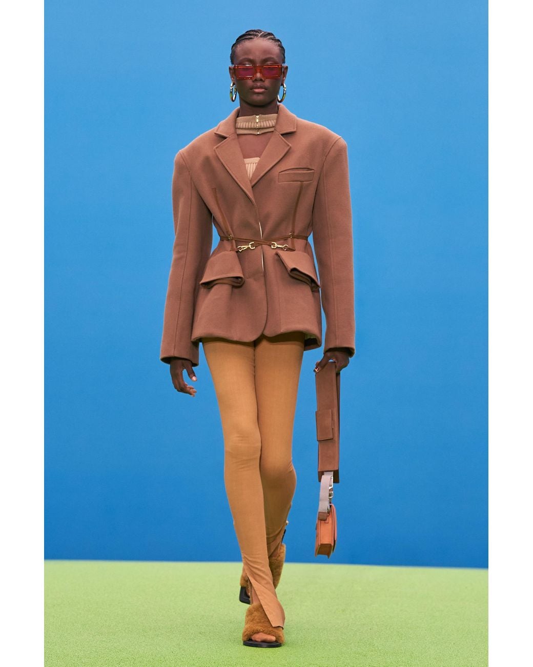 Jacquemus La Veste Soco Wool Twill Jacket in Brown | Lyst Australia