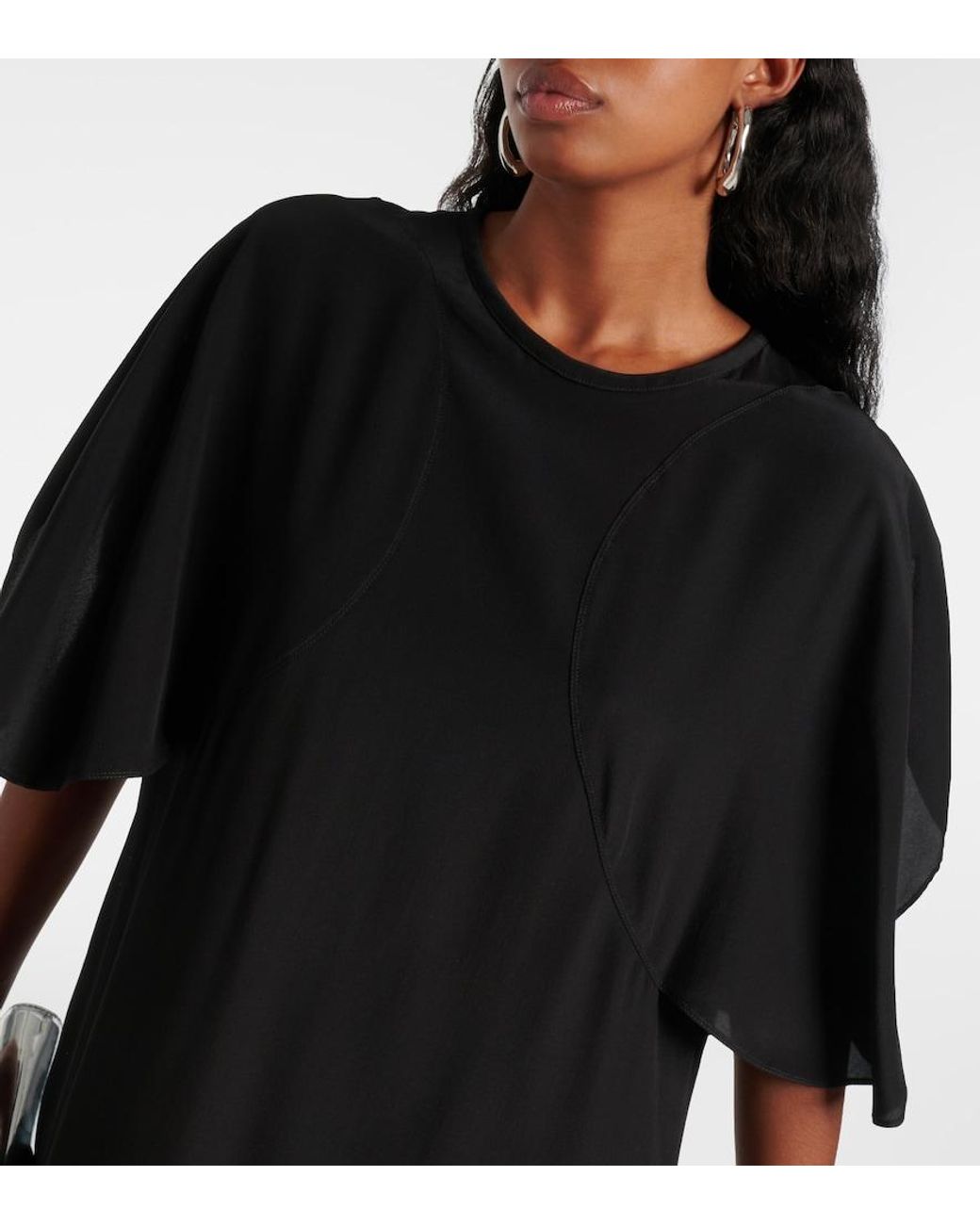 Stella McCartney Black Silk Maxi Dress