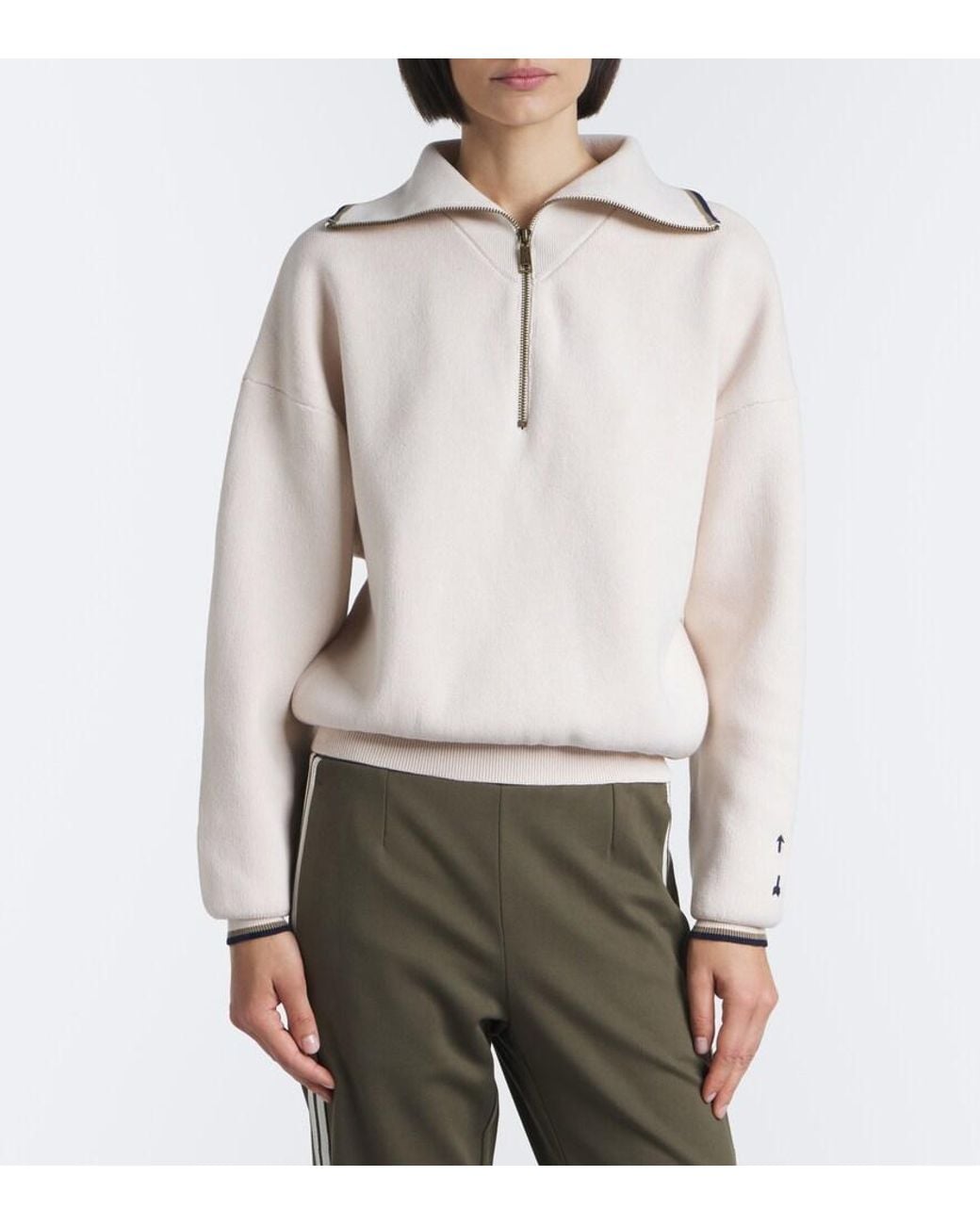 The Upside Natural Kairo Cotton-Blend Half-Zip Sweater