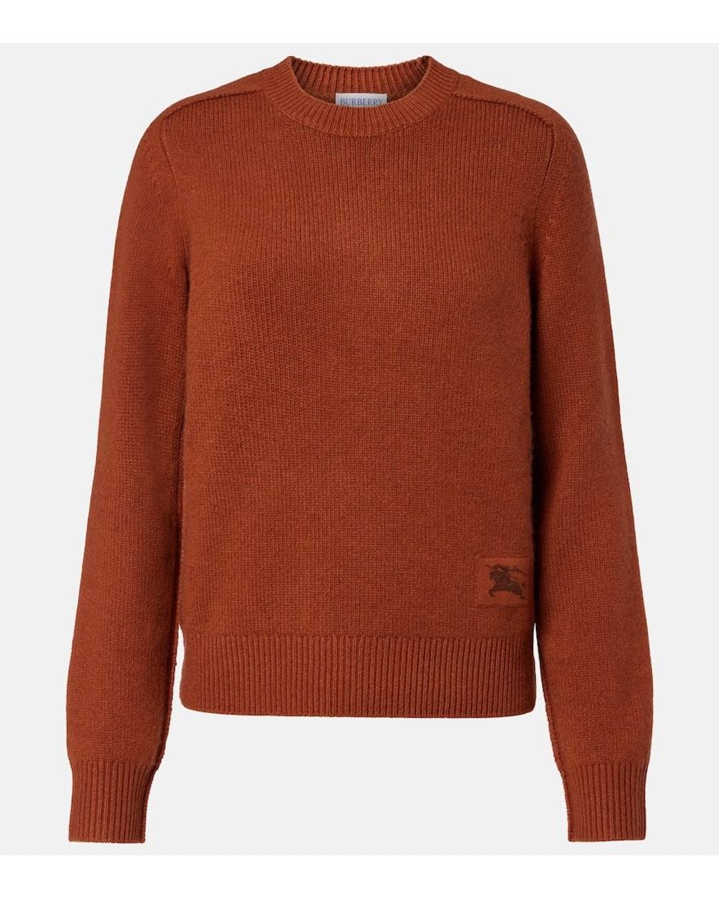 Burberry Brown Pullover Aus Kaschmir