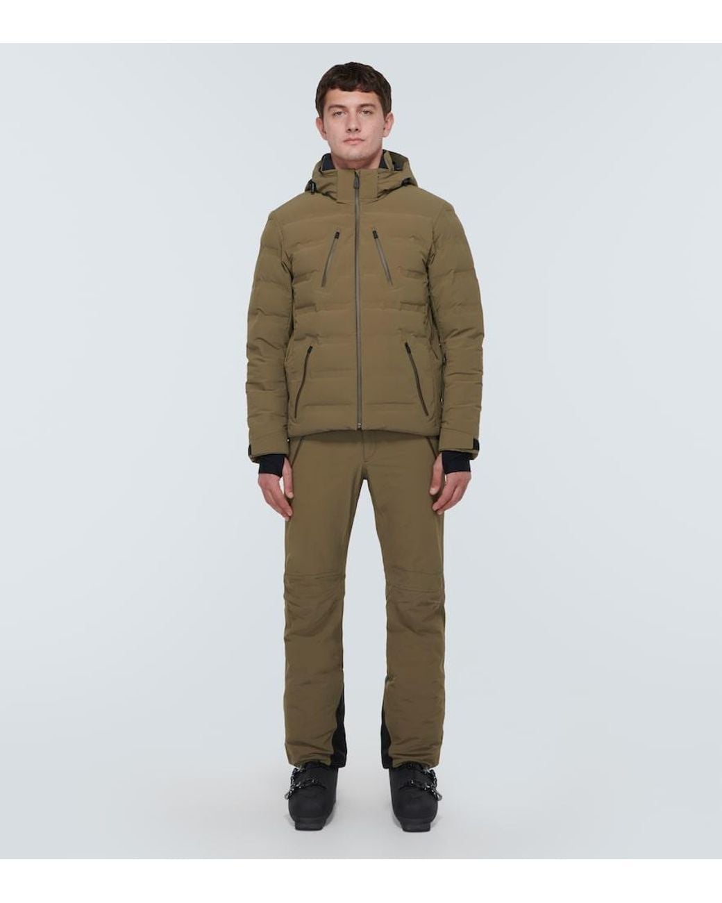 Aztech Mountain Green Team Aztech Ski Pants for men