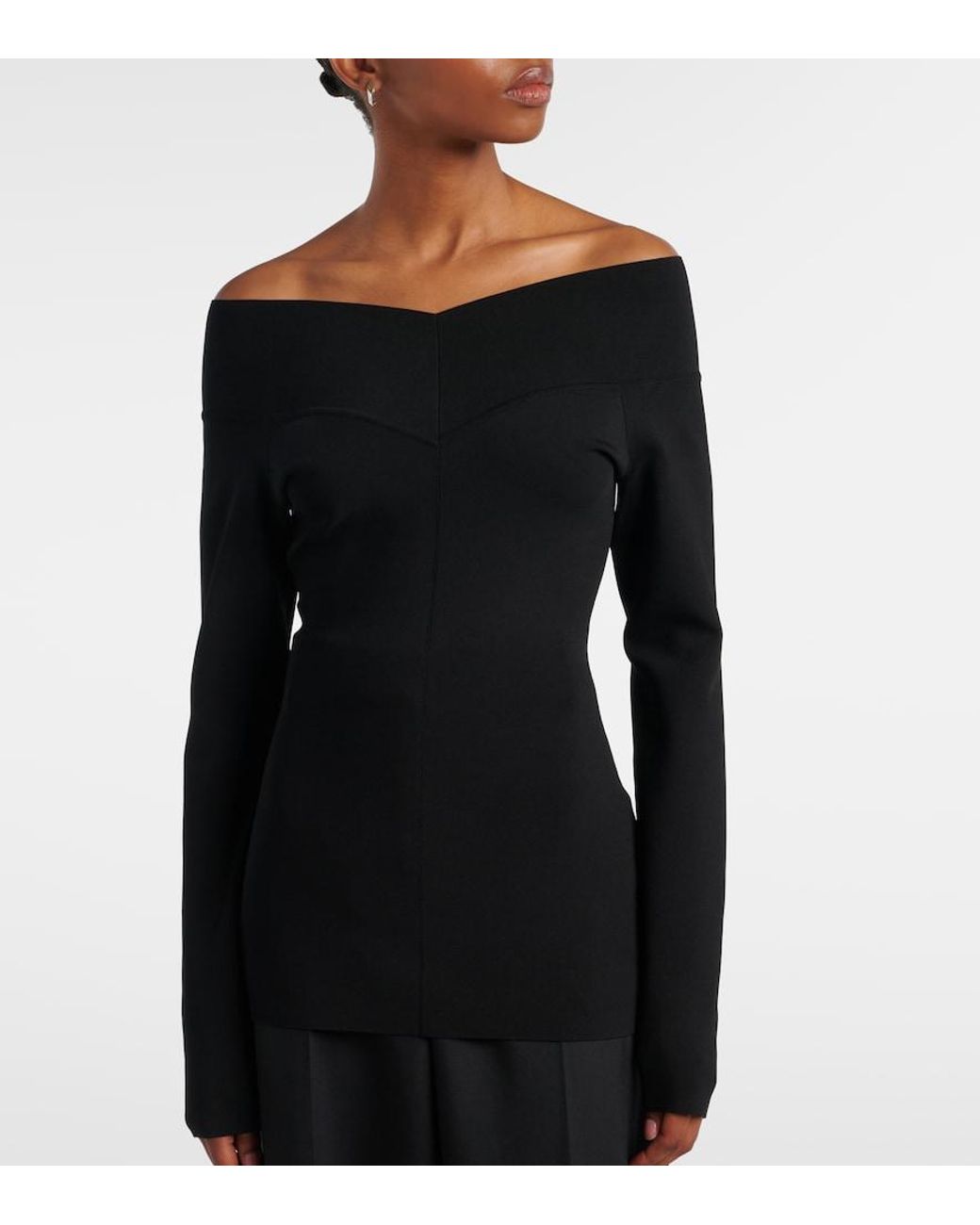 Stella McCartney Black Knit Top