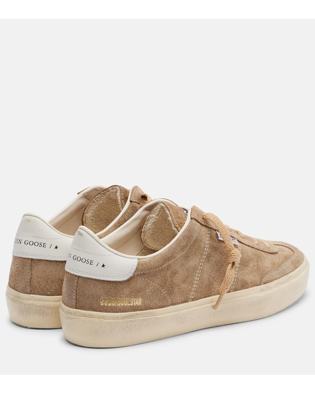 Golden Goose Deluxe Brand Natural Soul Star Suede Sneakers