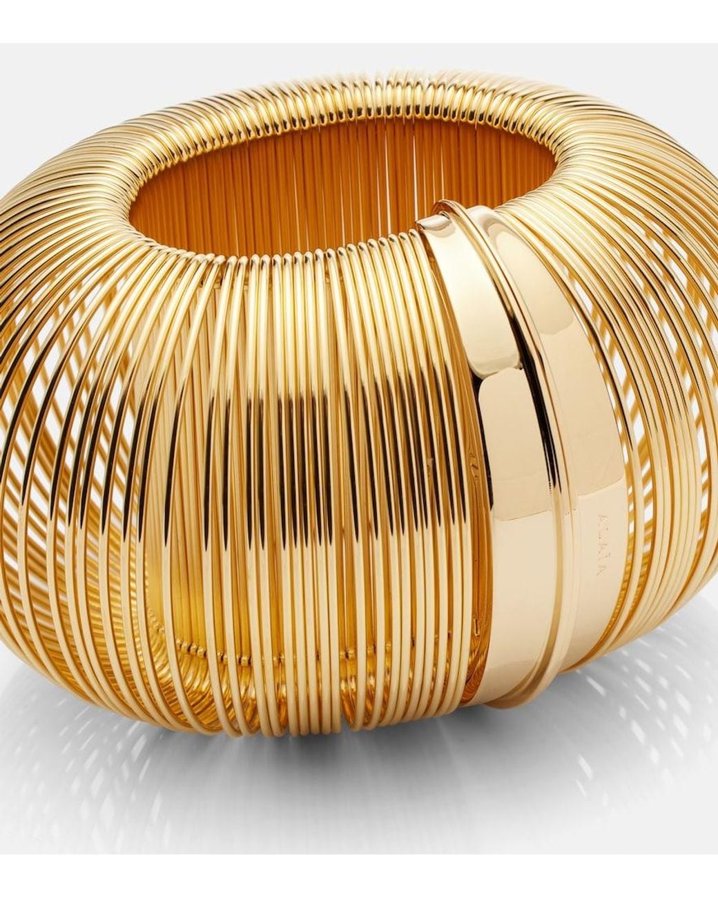 Alaïa Metallic Armreif Slinky