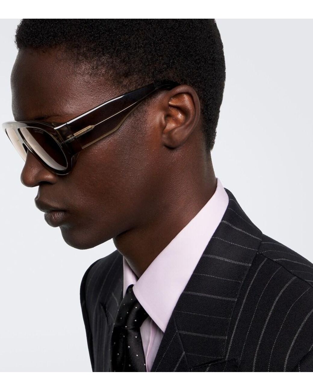 Tom Ford Natural Bronson Aviator Sunglasses for men