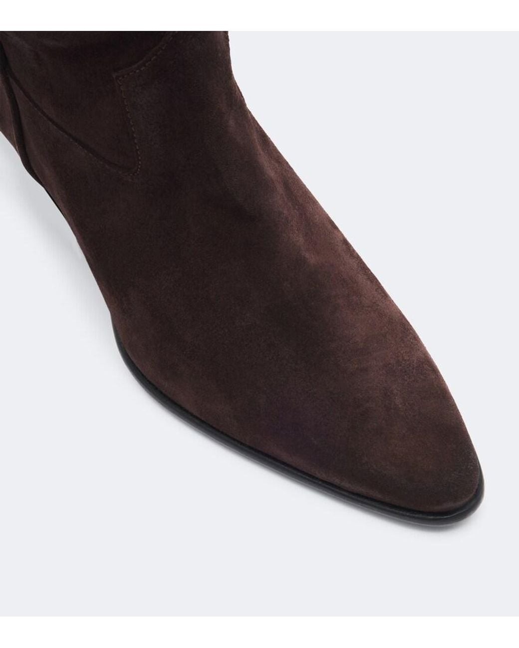 Staud Brown Monty Suede Knee-High Boots