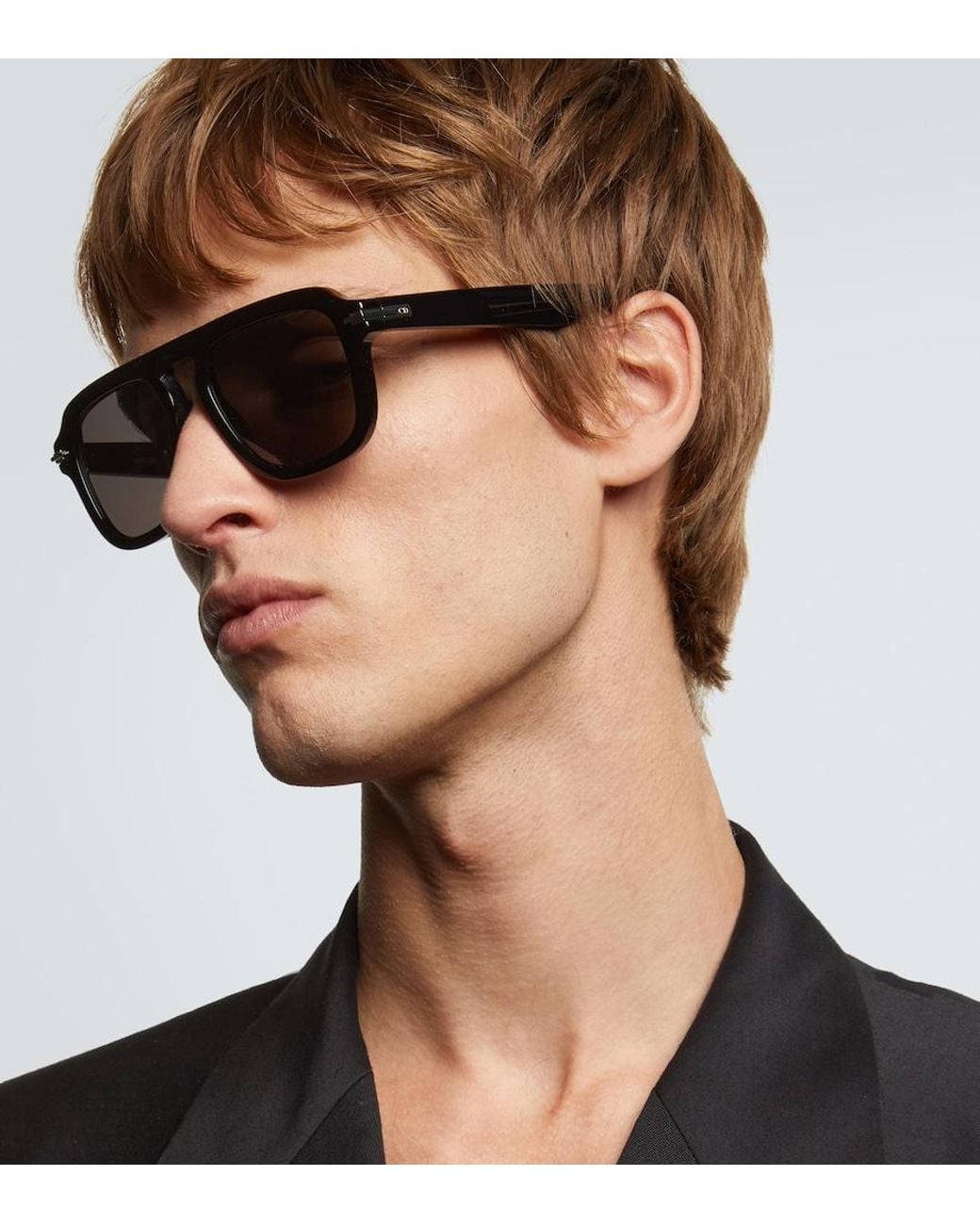 Dior Brown Diorblacksuit S15I Flat-Top Sunglasses for men
