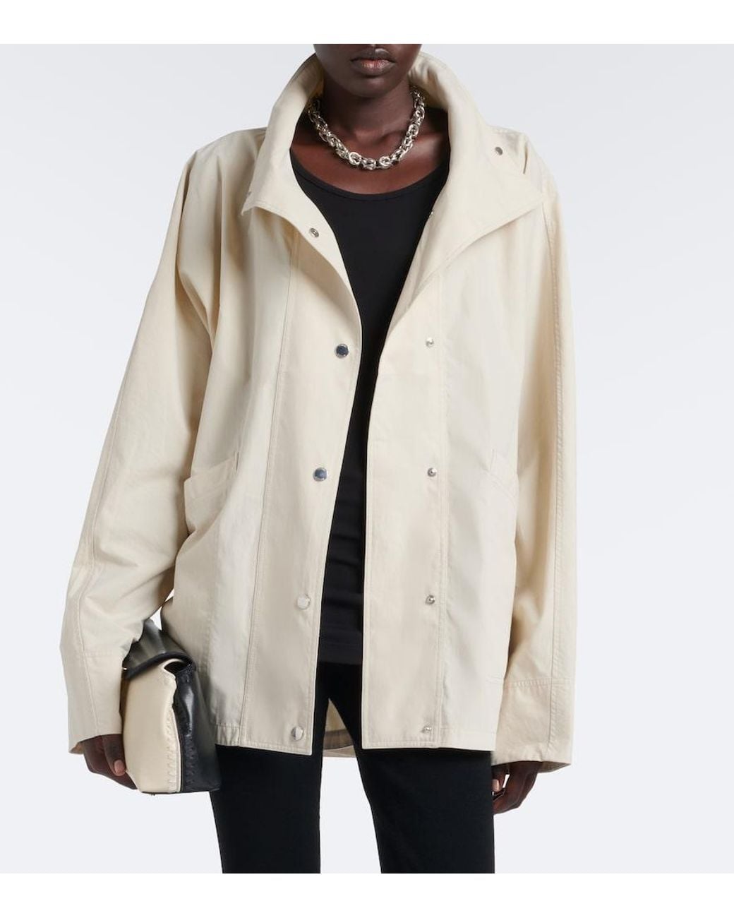 Totême Natural Cotton-Blend Jacket