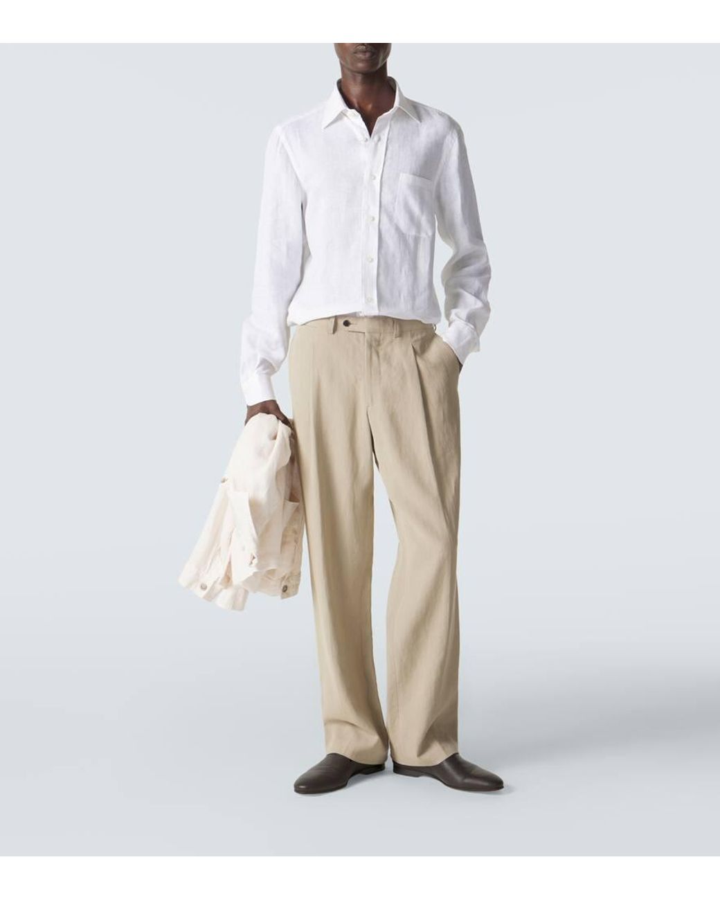 Camicia di Rubinacci in White da Uomo