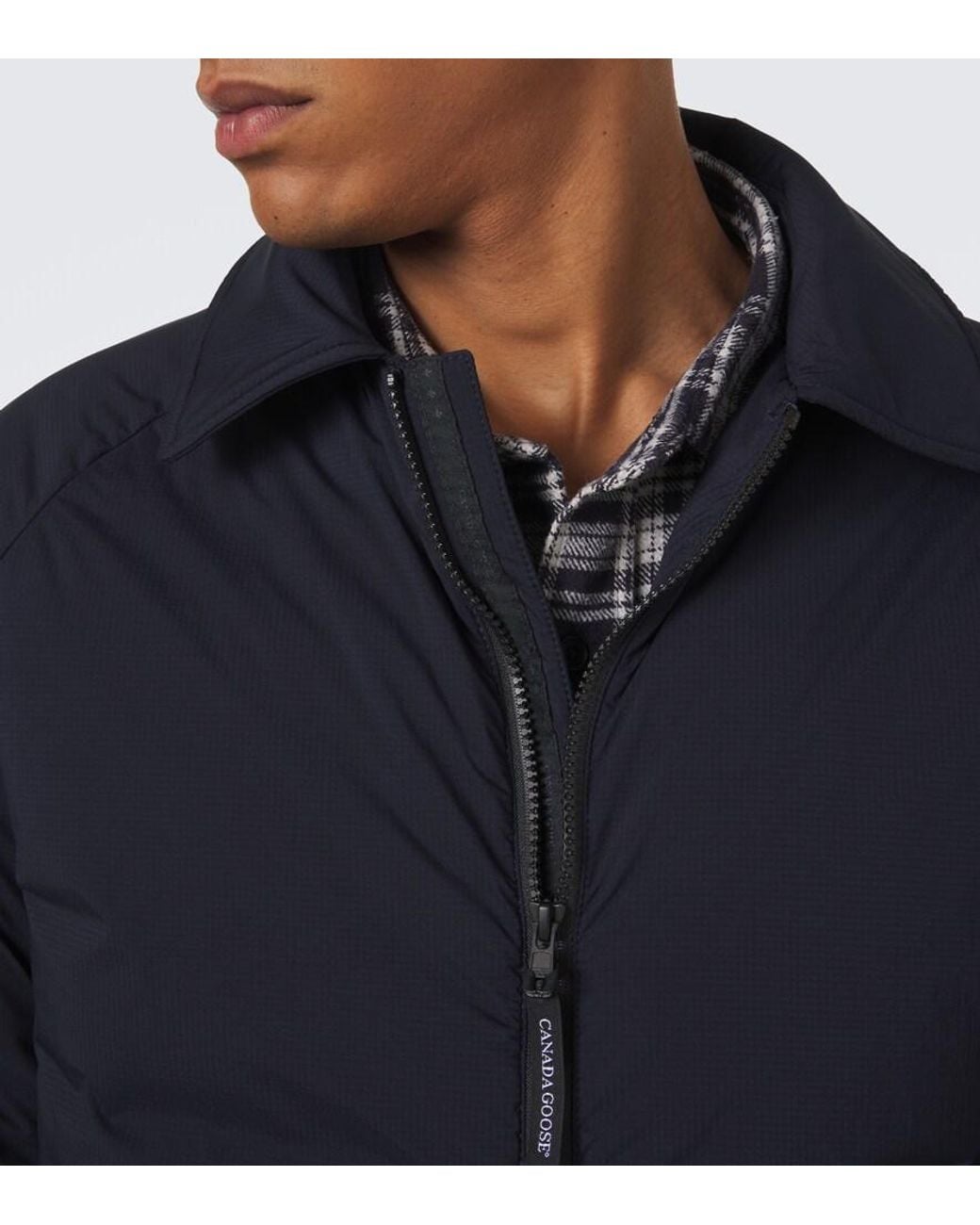 Canada Goose Blue Lodge Track Down Jacket for men