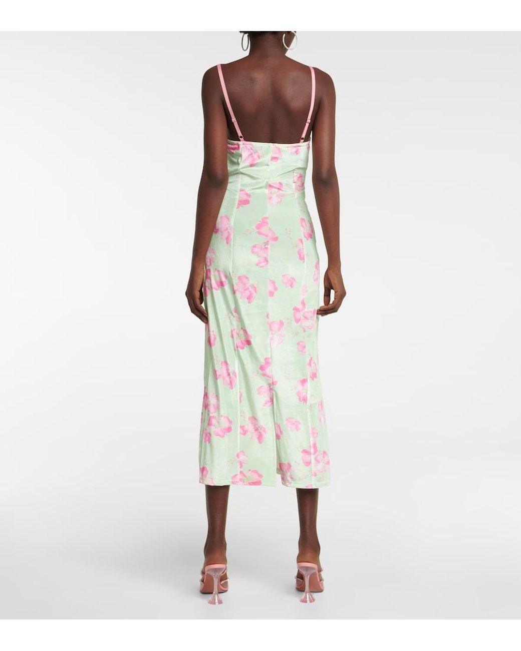 Abito Midi Sima di LoveShackFancy in Green