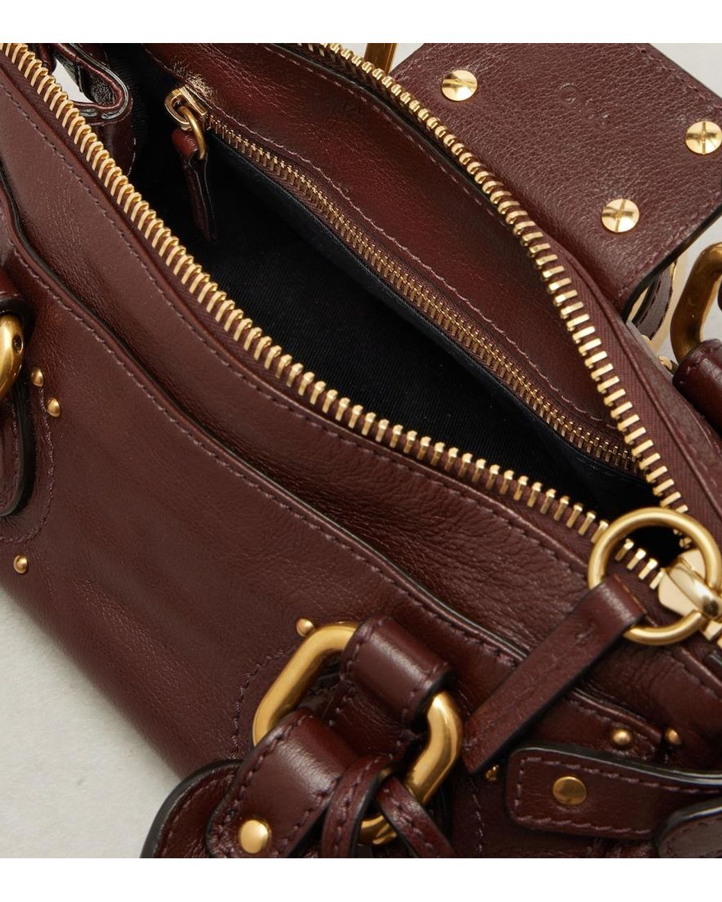 Chloé Brown Paddington Small Leather Shoulder Bag