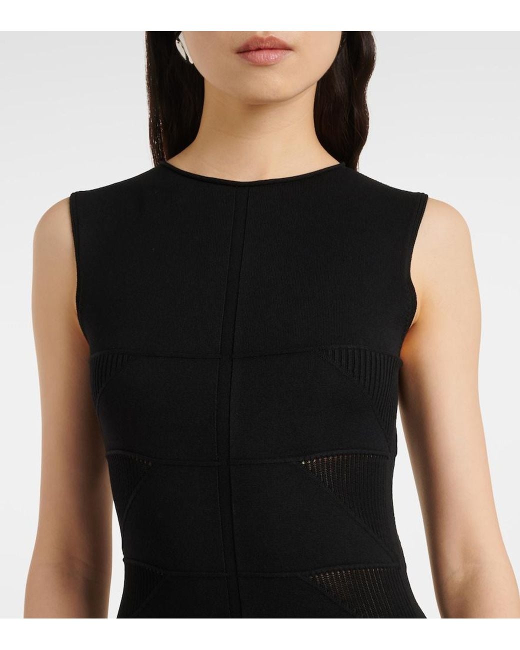 Rick Owens Black Jersey Maxi Dress