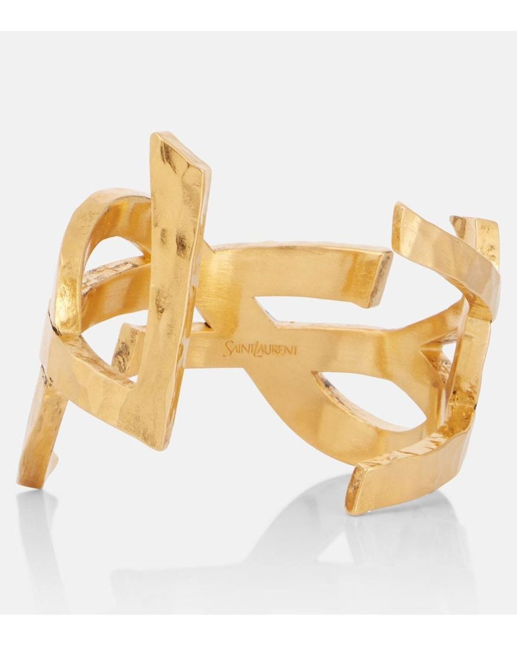 Brazalete Cassandre Saint Laurent de color Metallic