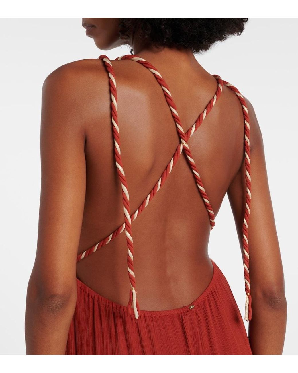 Poupette Red Colette Maxi Dress