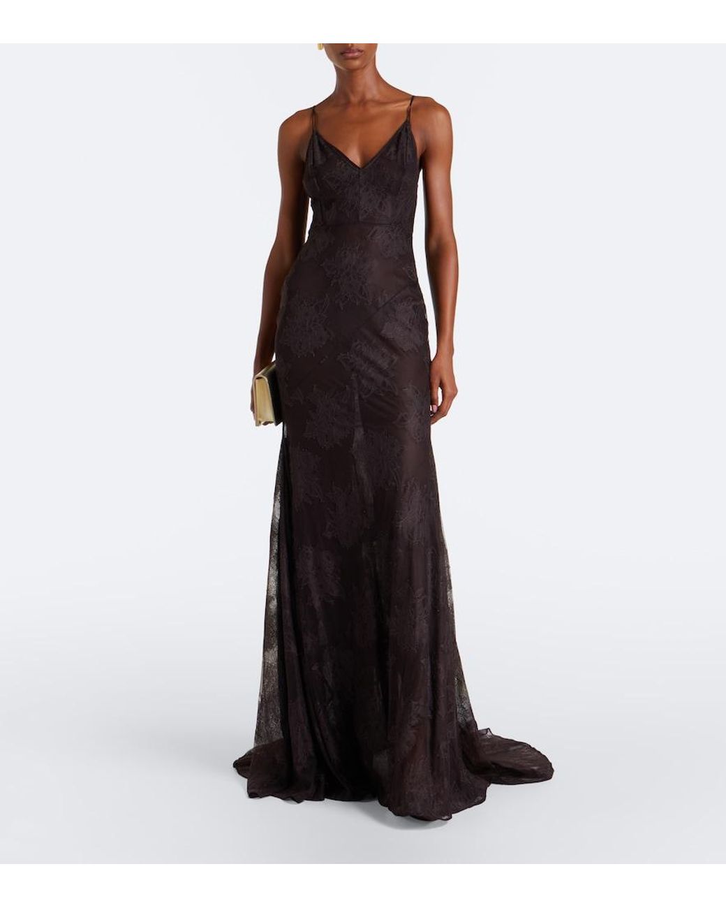 Alex Perry Black Lace Gown