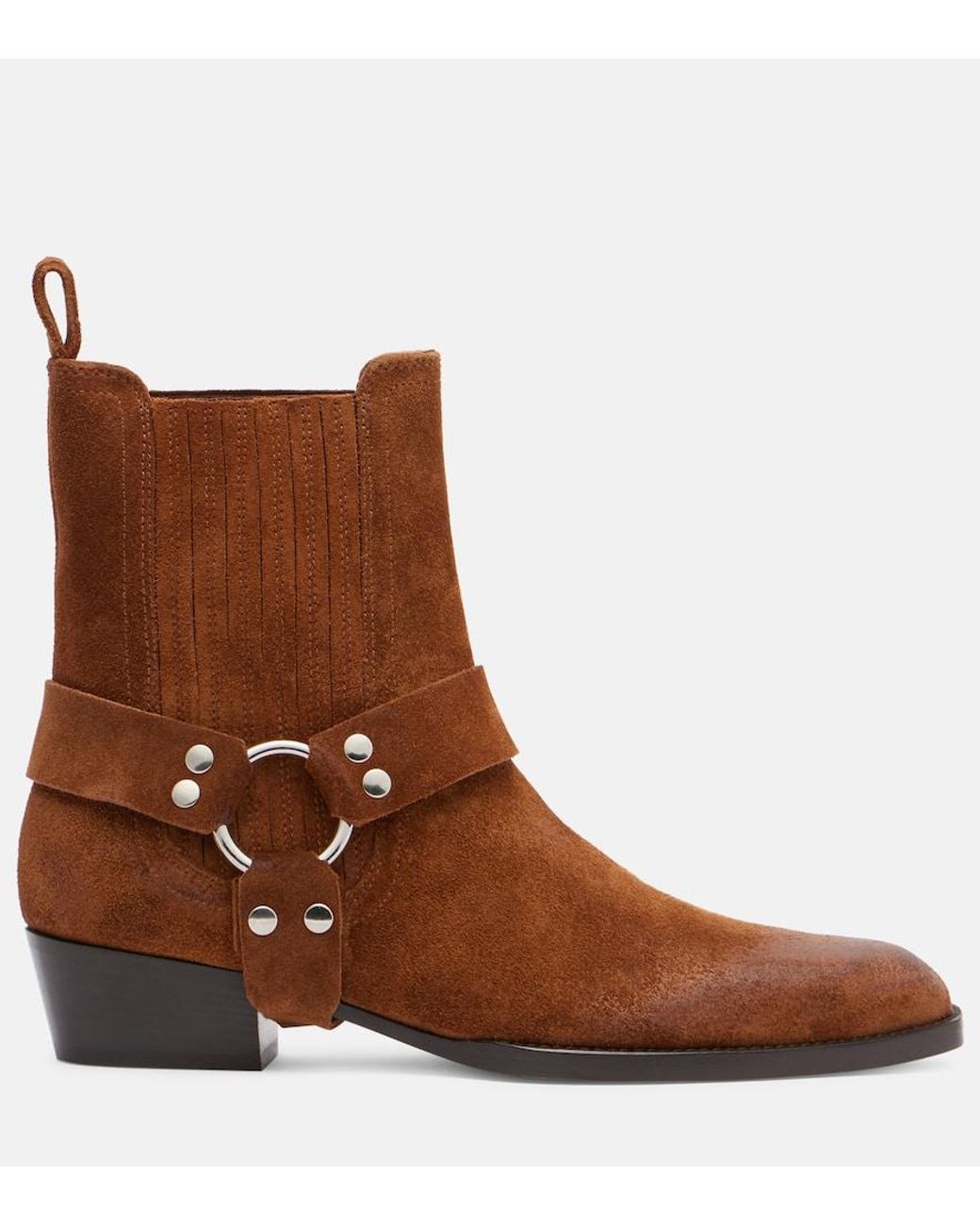 Paris Texas Brown Helena Suede Ankle Boots