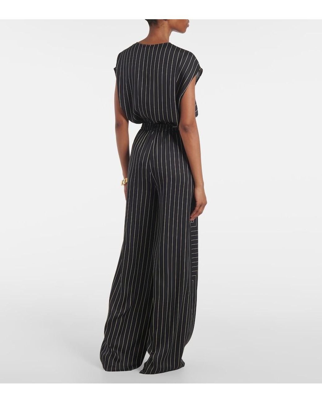 Joseph Black Hulin Silk-Blend Wide-Leg Pants