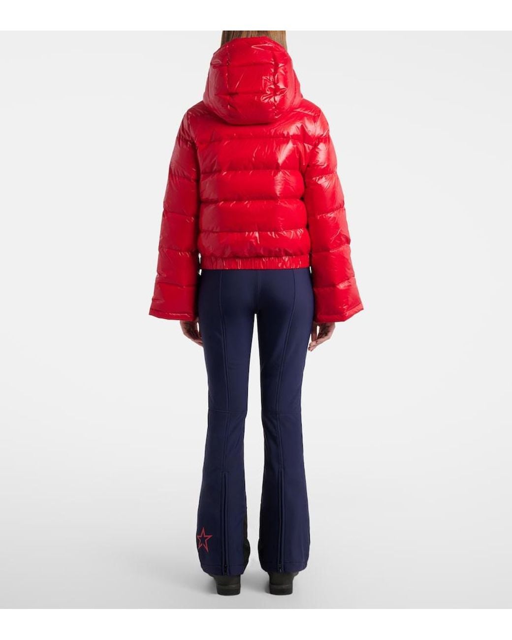 Perfect Moment Red Polar Flare Down Ski Jacket