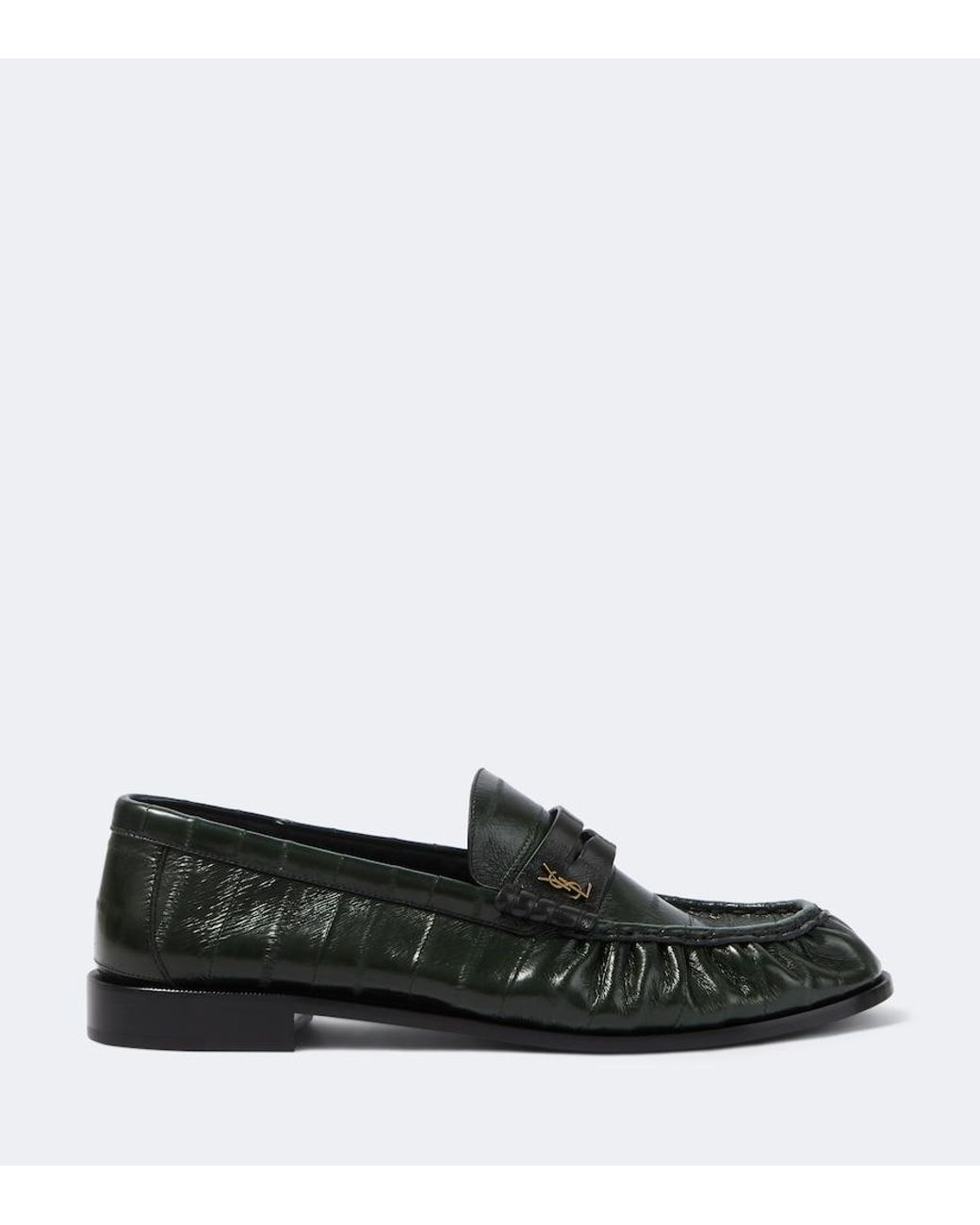 Saint Laurent Black Le Loafer Eel Leather Loafers for men