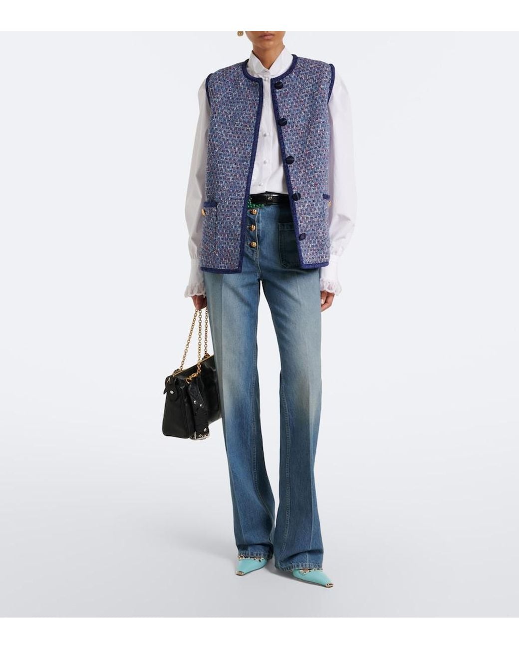 Valentino Blue Straight Jeans