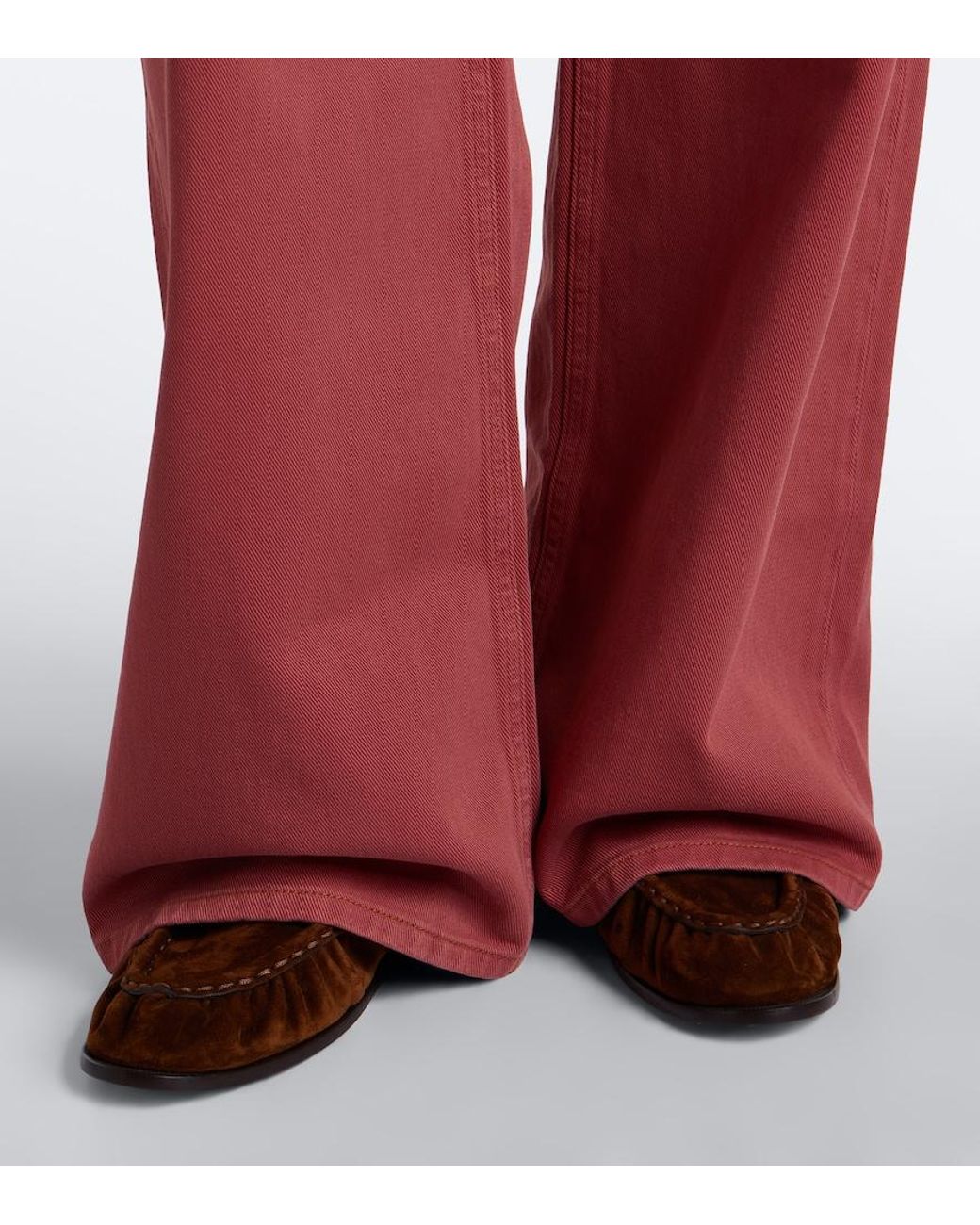 Blazé Milano Red Java Wide-Leg Jeans