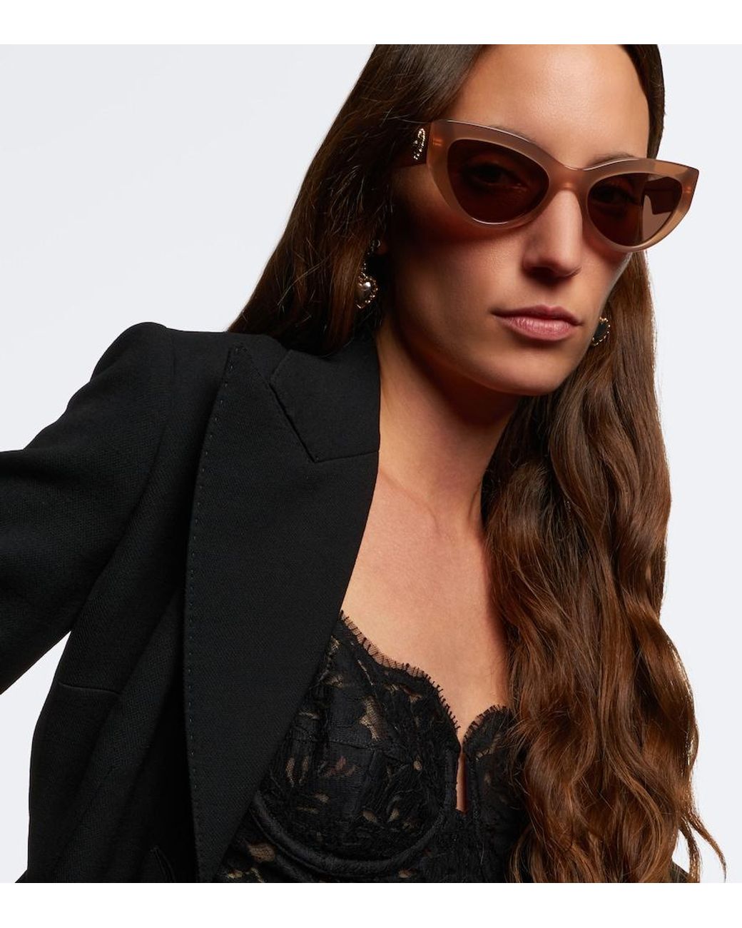 Dolce & Gabbana Pink Devotion Cat-Eye Sunglasses