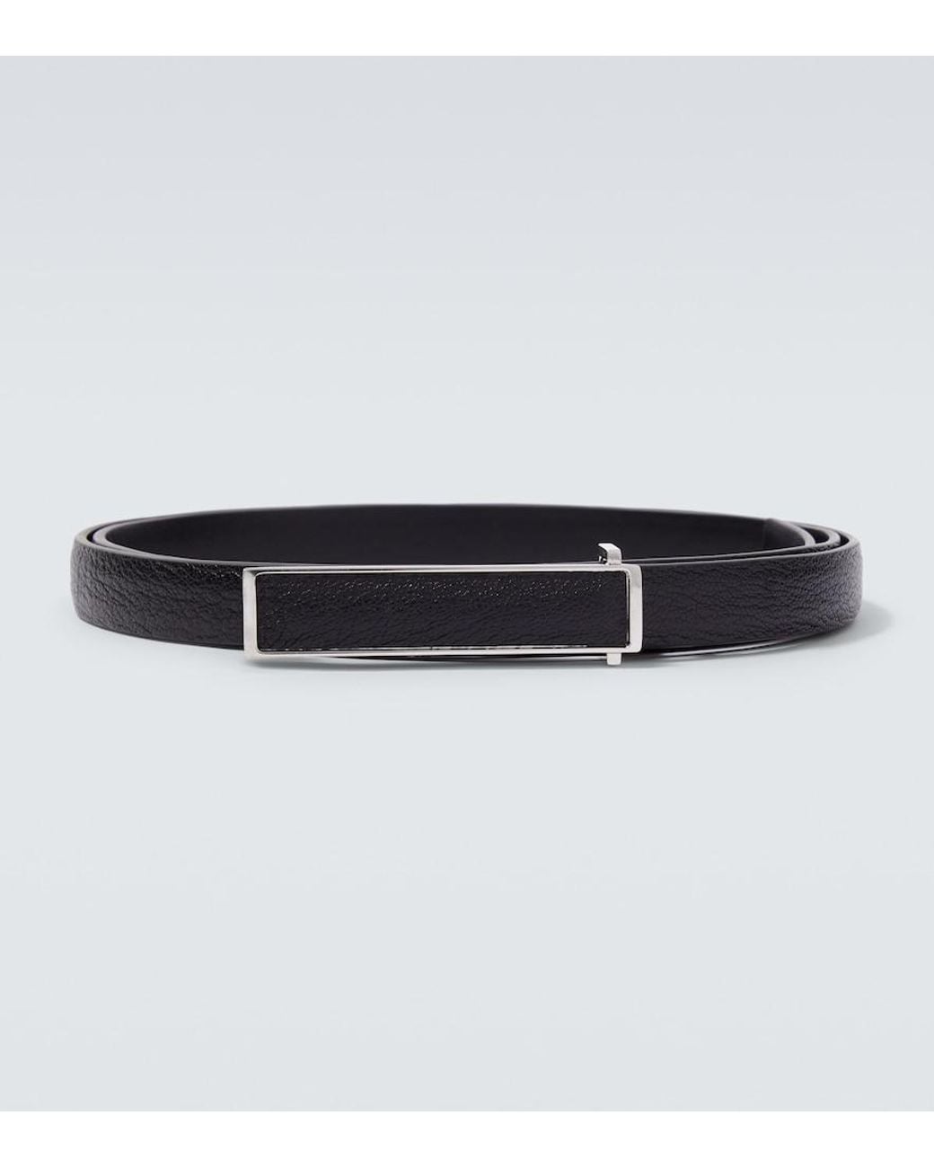 Tom Ford Black Leather Belt for men