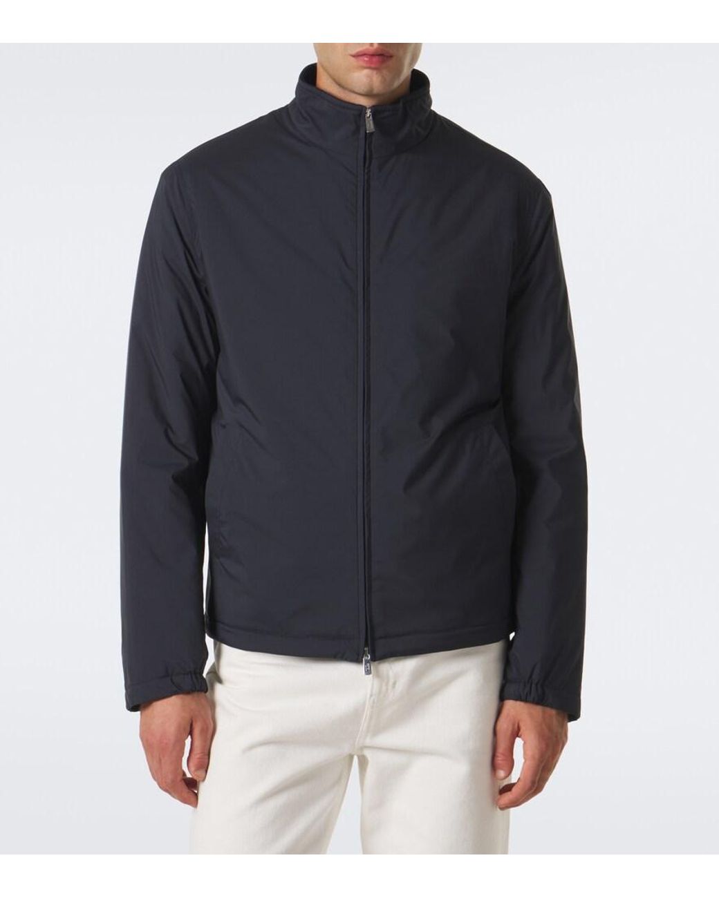 Fedeli Blue Technical Jacket for men