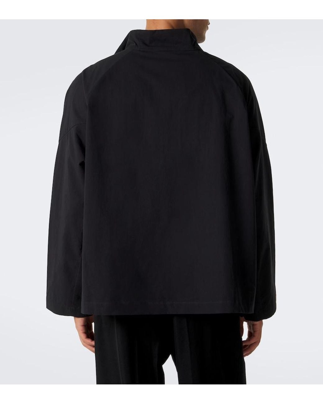 Kiko Kostadinov Black Graatsma Cotton Twill Jacket for men