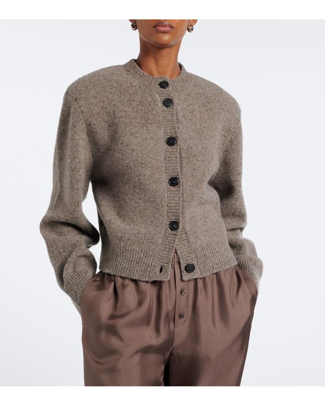 Rohe Green Wool Cardigan